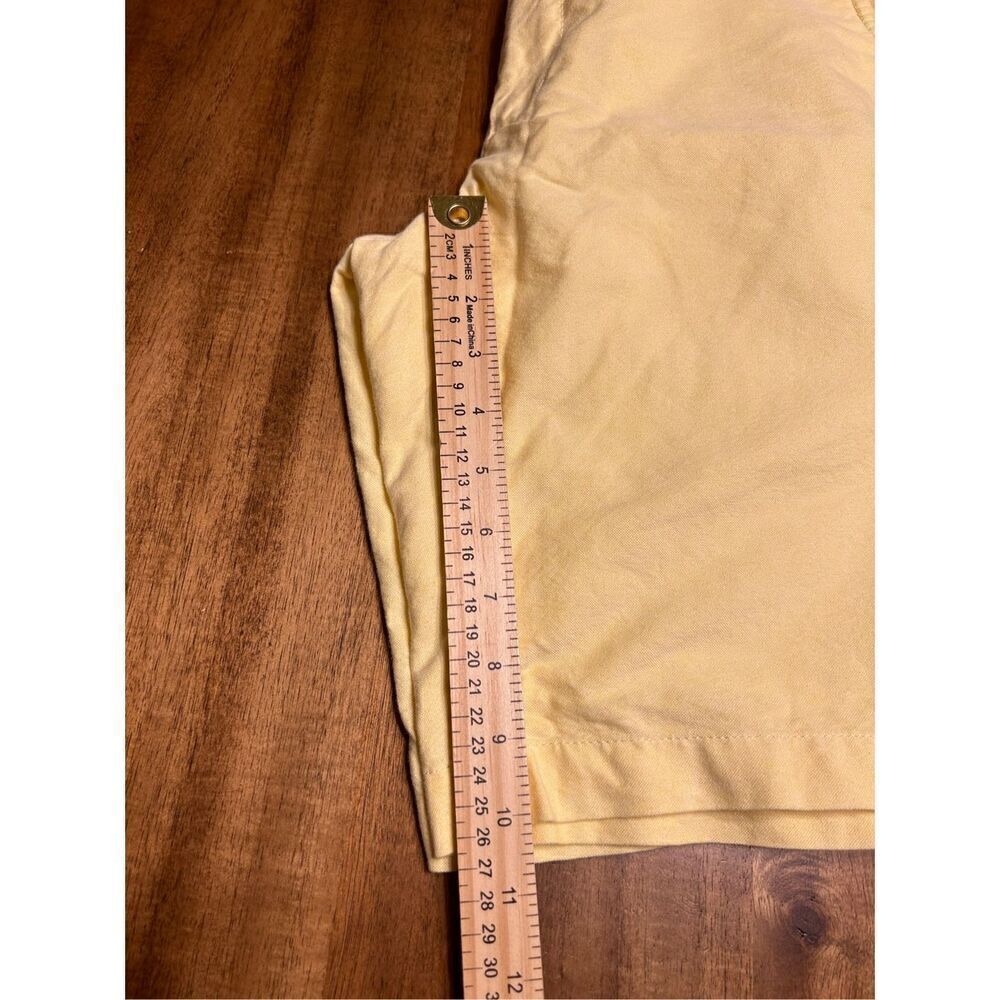 Ralph Lauren Polo Shorts Mens 31 Yellow Flat Front Chino Golf Preston - Picture 8 of 10